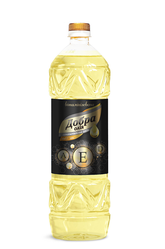 BOTTLE 1 liter  Sunflower vitaminized oil